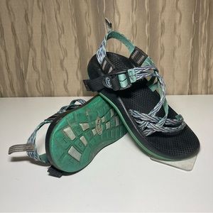 Chaco Youth 2 ZX/1 EcoTread Hiking Water Sport Sandals Double Strap Trail